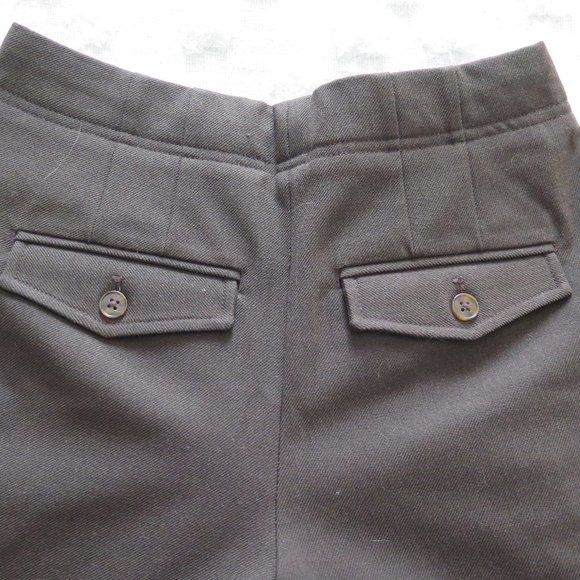 Gap Women's Stretch High Rise Wide-Leg Crop Pants, Brown Size 2 - Picture 4 of 7